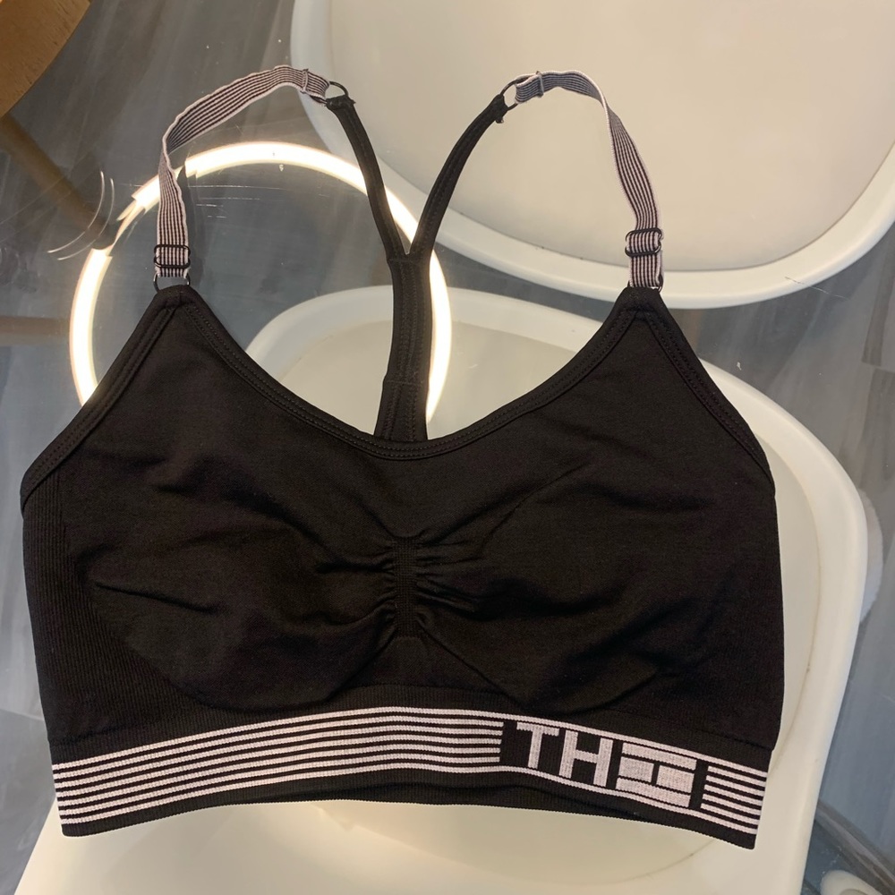 Black TOMMY HILFIGER Sport BRA - Adjustable Straps
